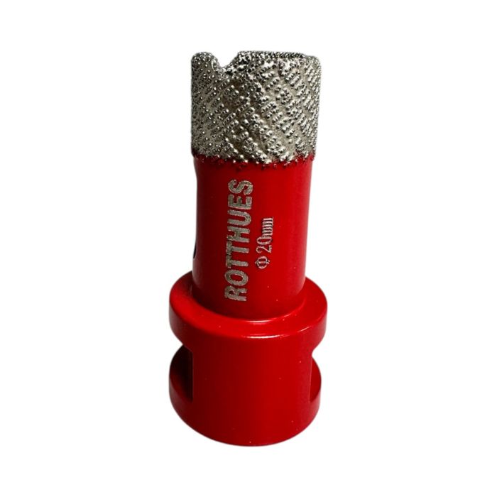 Diamant-Bohrkrone Ø20 x15x60 mm Rot M14 Segmenthöhe 15 mm präzise und saubere Bohrungen trocken & nass