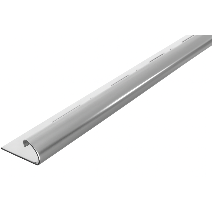 10 Stück á 2,50 m = 25 m Edelstahlschiene R-Rundprofil glänzend 12,5 mm 