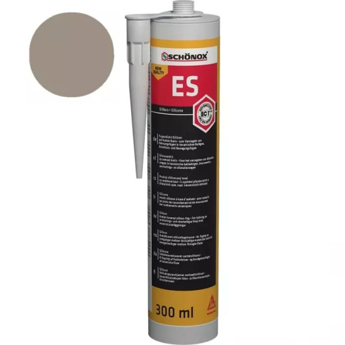 SCHÖNOX® ES Fugendicht - Silikon - Sandgrau - 300ml