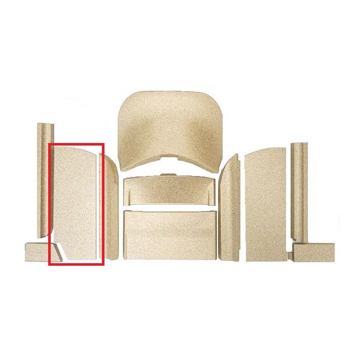 Hwam Vermiculite Ersatzteil Seitenteil Mitte links zu Serie 4500